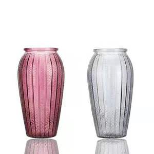 مزهرية زجاجية ملونة بنمط البحر المتوسط مصنوعة في المصنع - Product Image 2