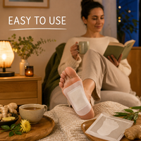 Patch de moxibustion personnalisé à l'armoise et aux extraits de vinaigre de bambou pour les soins quotidiens des pieds