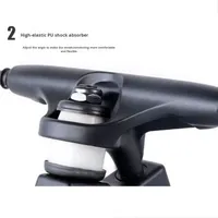 Trucks de skateboard longboard moulés par gravité personnalisés, qualité supérieure, axe creux Kingpin, vente en gros, trucks de skateboard de croisière et de surf