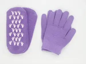 Feuchtigkeit spendende Gel Spa Handschuhe Feuchtigkeit spendende Erweichung Reparatur Haut Gel Socken Gel Handschuhe