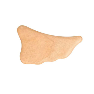 Outil de massage Gua Sha en bois de hêtre naturel, Guasha en bois - Product Image 5