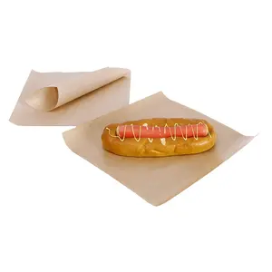 Пищевая маслостойкая бумага для гамбургеров Сэндвич Хлеб курица