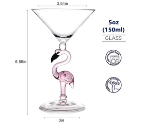 Vasos de Cóctel Rosa Flamenco de 12 Oz, Tazas Tiki Vintage Lindas para Mujeres, Recuerdos para Despedidas de Soltera - Product Image 2