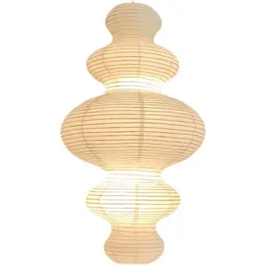 Luangnoguchi — lampe suspendue japonaise en papier, design nordique, luminaire décoratif d'intérieur, idéal pour un abat-jour