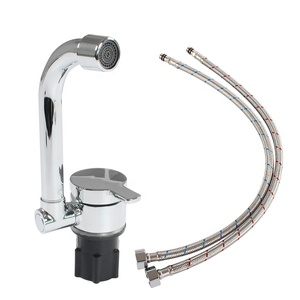 TYTXRV-<span class=keywords><strong>grifo</strong></span> de cocina de acero inoxidable 304, pulido de espejo, plegable, de agua fría y caliente, para caravana y <span class=keywords><strong>autocaravana</strong></span> - Product Image 2