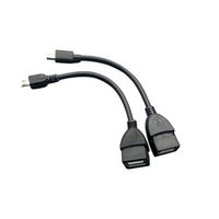 Micro USB OTG Mini USB-C OTG Adaptateur Convertisseur Câble Tresse pour Téléphones Android/Tablettes/PCs Connecter Ordinateur Clavier Flashdrive