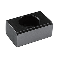 Écrous à fente en T DIN 508 de grade 8.8, 10.9, 12.9, M4-M8, oxyde noir, pour table de travail CNC de machine de fraisage