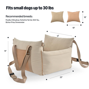 Asiento de Coche para Perros 2026, Nuevo Diseño, Impermeable, Transpirable, Duradero, Extraíble, Lavable, Cuadrado, de Cuero PU, Asiento Elevador de Seguridad para Mascotas - Product Image 3