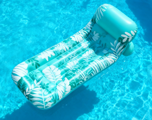 Flotador Inflable Premium para Piscina con Respaldo Ajustable y Portavasos para Playa y Piscina - Product Image 1