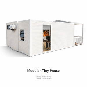 NOUVEAU MODÈLE DE VILLA MODULAIRE PRÉFABRIQUÉE EN PANNEAUX SANDWICH MODERNE NEWGEN DEVELOPMENT AVEC FACADE EN VERRE OUVERT ET BALCON POUR USAGE RÉSIDUEL - Product Image 2