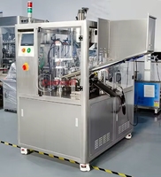 Machine automatique rotative de remplissage et de scellage ultrasonique pour crème pour les mains, gel, échantillons de dentifrice et tubes PET