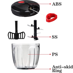 Rebanador de verduras para uso doméstico, dispositivo de cocina de 5 cuchillas, <span class=keywords><strong>2022</strong></span> ML, gran oferta, 400 - Product Image 4