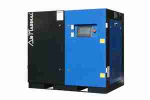 Compresor de Aire de Tornillo Rotativo con Inyección de Aceite, Equipo Industrial de Compresión de Aire para Operaciones Continuas en Fábricas - Product Image 1