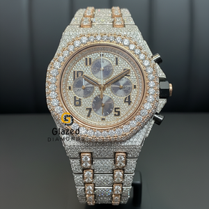 นาฬิกาเพชรโมอิสกลไกสำหรับผู้ชายสุดหรูพร้อมกรอบสแตนเลสหน้าปัดกระจกอัจฉริยะเคลื่อนไหวแบบ Tourbillon - Product Image 1