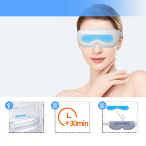 Pemijat mata bergetar isi ulang portabel dengan fungsi kompresi dingin dan panas - Product Image 6