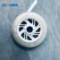 Roues de patins à roulettes LED à changement de couleur sur mesure, en PU et alliage, pour trottinettes, draisennes et patins à roulettes, service OEM