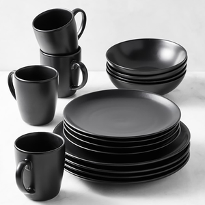 plastic dinnerware set <span class=keywords><strong>vaisselle</strong></span> déjeuner coréen noire arcopal - Product Image 1
