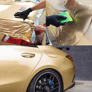 Premium Car Wraps Vinyl TPU Metall Milan <span class=keywords><strong>GoldM</strong></span> Auto Wrap Papier farbe Schutz folie Farbwechsel Film Farbe Vinyl - Product Image 2
