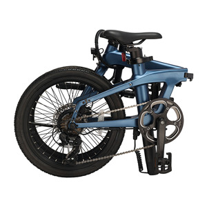 Bicicleta Eléctrica Plegable TopRideX de 7 Velocidades, Ligera, de 20 Pulgadas, de Carbono, con Sistema de Energía Oculto, para Viajes por el <span class=keywords><strong>Metro</strong></span> y la Oficina - Product Image 6