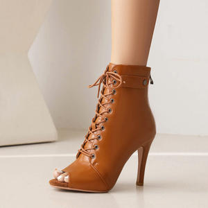 2025 HS010 Profession chaussures de danse latine <span class=keywords><strong>femme</strong></span> daim maille Ventilation salle de bal <span class=keywords><strong>Salsa</strong></span> bottes fond souple pratique Jazz bottes latines - Product Image 2