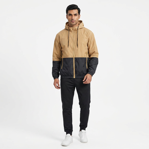 Best Selling Waterproof Hooded Stand Collar Windbreaker Outdoor Jackets Men Custom Wholesale <b>Canvas</b> Jackets Cheap Price - Product Image 1