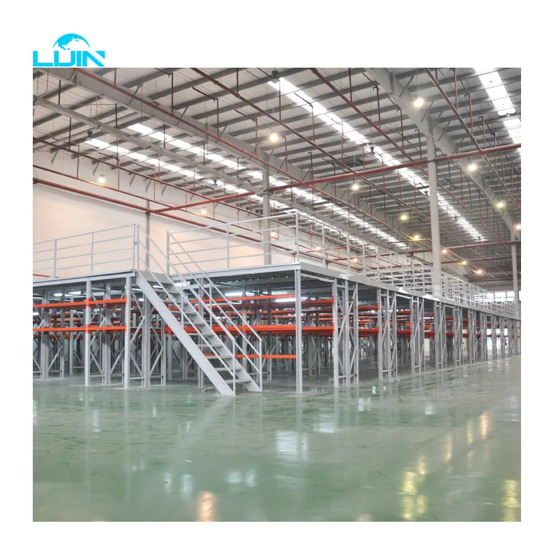 LIJIN Factory Direct Sell Shelves Racking Warehouse Storage Mezzanine Floor Racking System