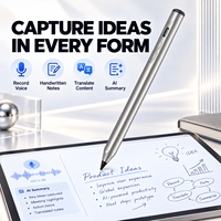 Stylo Enregistreur Vocal IA Personnalisable avec Prise de Notes Numériques, Résumé, Traduction et Pointe POM