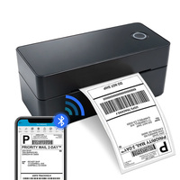 Impresora Portátil de Etiquetas de Envío de 4*6 Pulgadas, Impresora de Etiquetas de Códigos de Barras para Logística, sin Tinta, para Teléfono Móvil, con 1 Año de Garantía