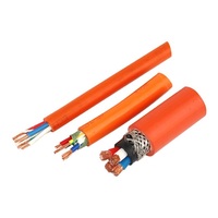 Câble Circulaire Électrique 0.6/1KV, 2C+E, 3C+E, 4C+E, 25MM2 Cuivre, Isolation PVC V-90, Gaine PVC 5V-90, Orange