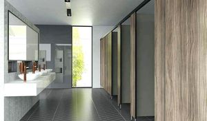 Không thấm nước nhà vệ sinh công cộng phân vùng hệ thống cho spa và phòng tắm thay đổi phòng phân vùng - Product Image 3