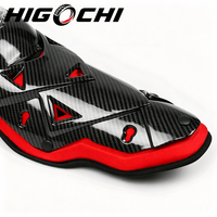 Protections de genoux pour moto HIGOCHI, style sportif, design articulé réglable, matériau PP, unisexe, absorption des chocs, protection anti-chute