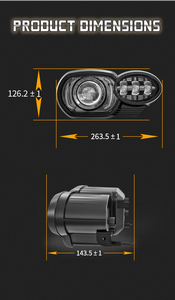 MS-K1200HA Morsun phare LED assemblage pour BMW <span class=keywords><strong>2005</strong></span>-2009 <span class=keywords><strong>K1200R</strong></span> 2010-2013 K1300R moto phare LED lumières accessoires - Product Image 2