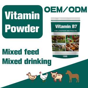 Supplément diététique de biotine de poudre de vitamine B7 de qualité alimentaire pour le renforceur de santé de volaille de bétail - Product Image 3