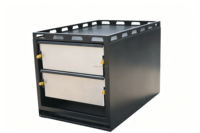 Boîte de rangement à tiroirs en aluminium, armoire utilitaire portable pour remorque, caravane, Ute