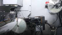 Meuleuse d'angles de meuleuse de lame de scie CNC MQH-300B à 3 axes (angles avant arrière meulés par une machine avec manipulateur de treillis)
