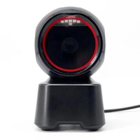 Lector de código de barras Plug And Play altamente rentable Interfaz USB Manos libres Omnidireccional Escáner de código de barras de escritorio