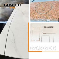 GANGER CNC Système de contrôle intelligent Scie à pont à cinq axes Machine à découper pour la fabrication de comptoirs de cuisine en marbre, granit et quartz