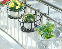 Meilleures ventes : Support de treillis métallique personnalisé pour jardinières suspendues, paniers et pots de fleurs