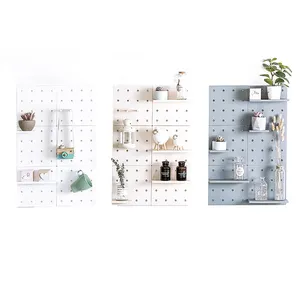 Combinatie Kit Plank Opbergbakken Haak Beugels Clips Garage Keuken Woonkamer Badkamer Kantoor Pegboard Muur Organisator