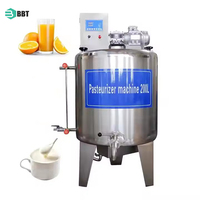 Prix d'usine 30L 50L 75L 100L réservoir de pasteurisation machine haute productivité yaourt fromage lait pasteurisateur pour usage domestique