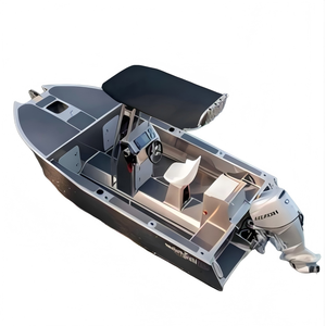 Bateau à catamaran en aluminium de 16 pieds, bateau à double coque en aluminium multi-usages pour la mer, la rivière, OEM ODM - Product Image 2