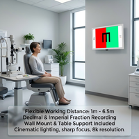 Moniteur LCD d'optométrie VC-4 de 19 pouces - Écran de tableau d'acuité visuelle haute définition pour les tests oculaires cliniques