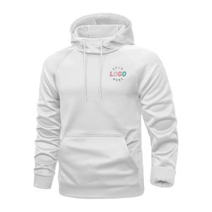 Sweat à capuche pour homme avec broderie appliquée, design personnalisé, motif uni, polaire d'hiver, style streetwear, col à capuche - Product Image 1