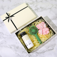 Boîte en carton rigide personnalisée élégante pour produits de soin de la peau et maquillage, ensemble complet, grande boîte d'emballage cosmétique rose haut de gamme avec kit