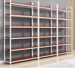 <strong>Cheap</strong> Flower Shop <strong>Shelving</strong> Convenience Store Supermarket Shelf Heavy Duty Wood Iron Shelves <strong>Wooden</strong> Cosmetics Display Stand - Product Image 5