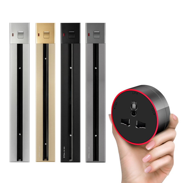 Hot Selling Intelligent International Multifunction Surface Wall Socket Hidden Desktop High Quality Power Track Socket
