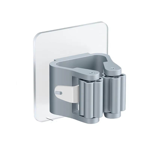 Support <span class=keywords><strong>mural</strong></span> de rangement pour la maison, organisateur de <span class=keywords><strong>balais</strong></span>, support imperméable pour <span class=keywords><strong>balais</strong></span>, clips de suspension - Product Image 1