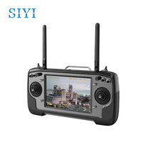 SIYI MK32 7 Inci 1000nit Stasiun Genggam Darat 15KM 1080P Video Ganda untuk Drone UAV UGV