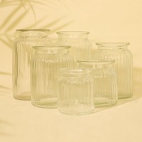 Récipient de conservation alimentaire en verre transparent de haute qualité avec couvercle à thème de Noël, vente chaude pour bonbons, collations, cuisine, cadeau de rangement