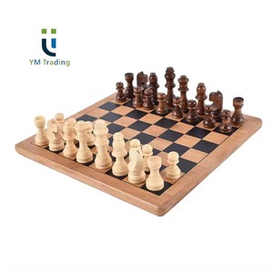 YUMING Deluxe مصنوعة يدويًا من الخيزران مجموعة الشطرنج الخشبية الكلاسيكية الفاخرة لعبة صغيرة قطع لعبة الشطرنج الكلاسيكية الفاخرة - Product Image 2